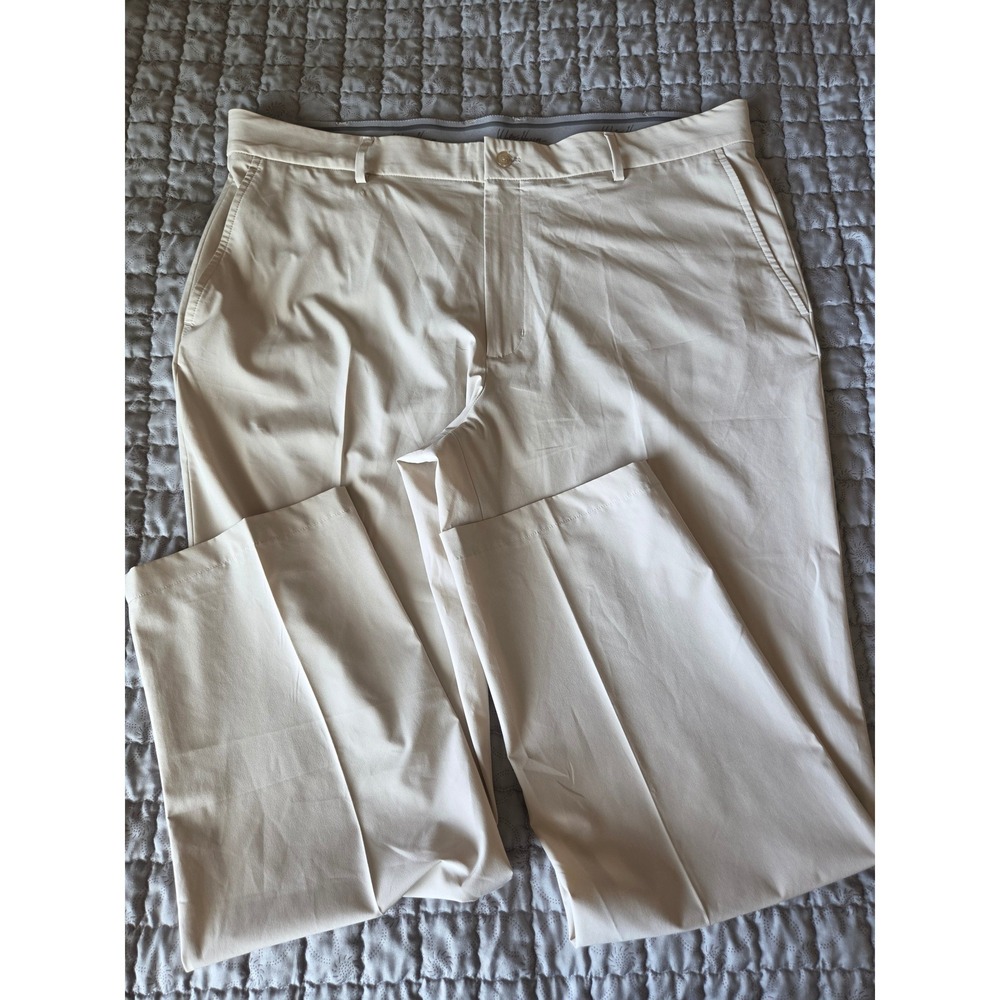 2 Pair Walter Hagen Men's Golf Pants 40x32 Grey & Black